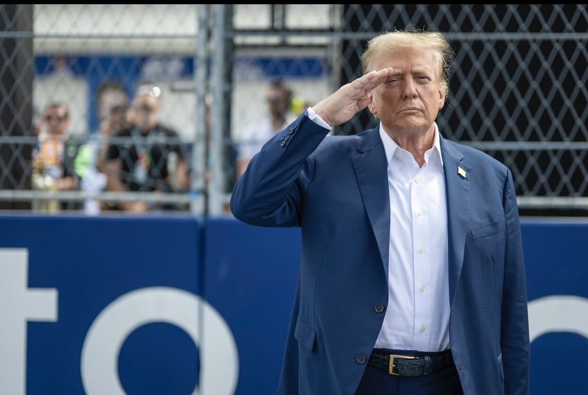 110% ironclad proof DJT is still CIC. The only way he would be able to salute a Flag is by being a sitting President. A President is only Commander-in-Chief due to being President. Being President for 4 or 8 years does not waiver civilian status to a Veteran simply due to…