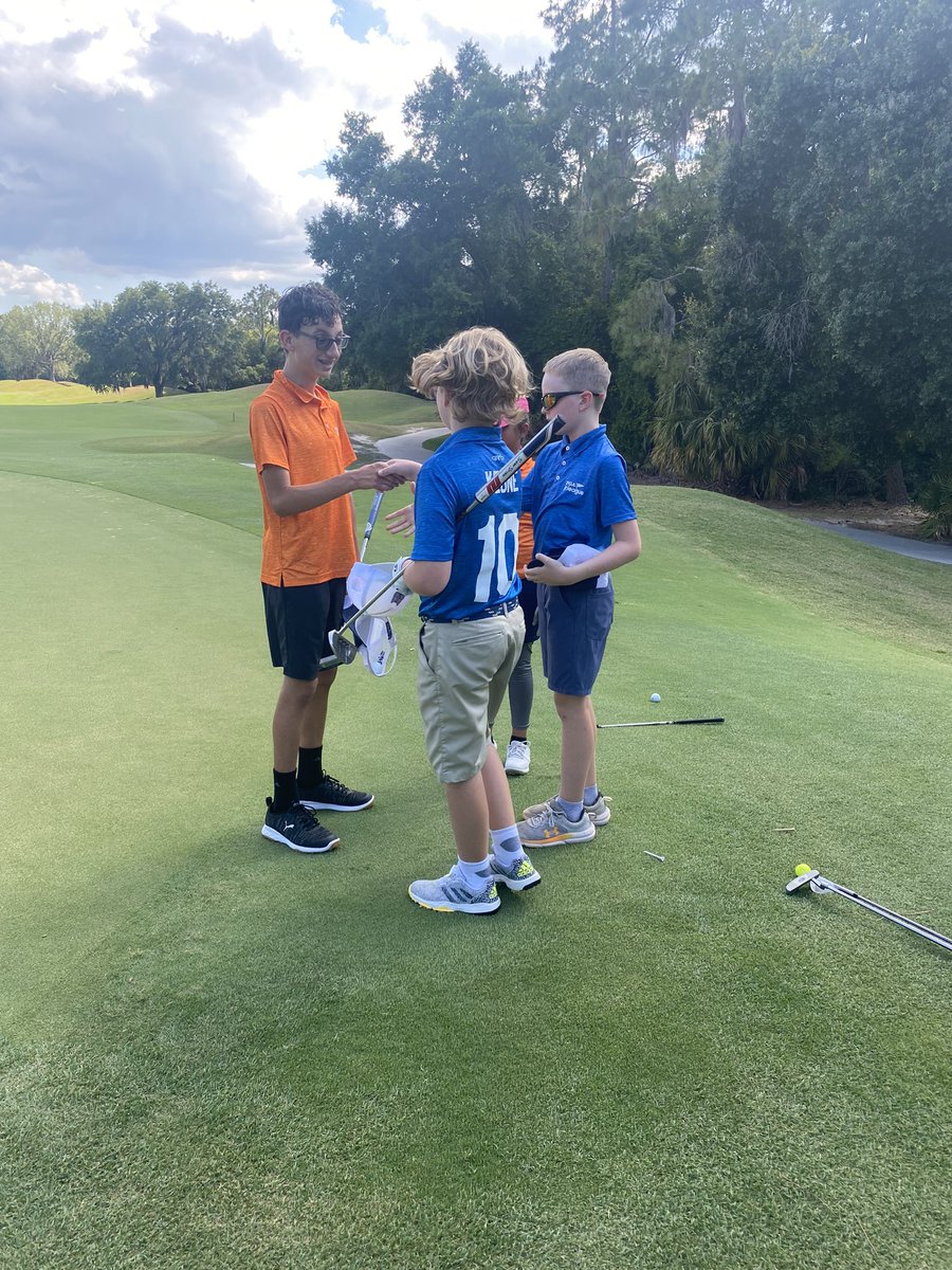 My @PGAJrLeague is nothing short of camaraderie, sportsmanship & the love of golf @TampaPalms !  And I have one of the BEST Head Pros & Supervisors a girl in this industry could ask for @dblkgolf ☺️🏌🏼‍♀️🏌🏼‍♂️🏌🏼‍♀️🏌🏼‍♀️❤️ #GrowGolf