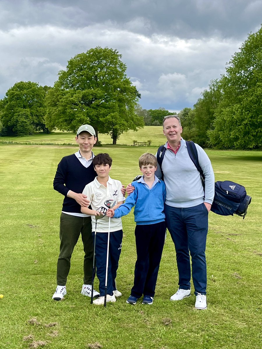 Ludgrove’s golfers managed to avoid the weather to enjoy the annual Parents & Sons competition for the top two Years. After some great play - including a near hole in one by Titus - the Cup went to Titus, with Hugo R in second place and James, Orlando and Jake in joint third.