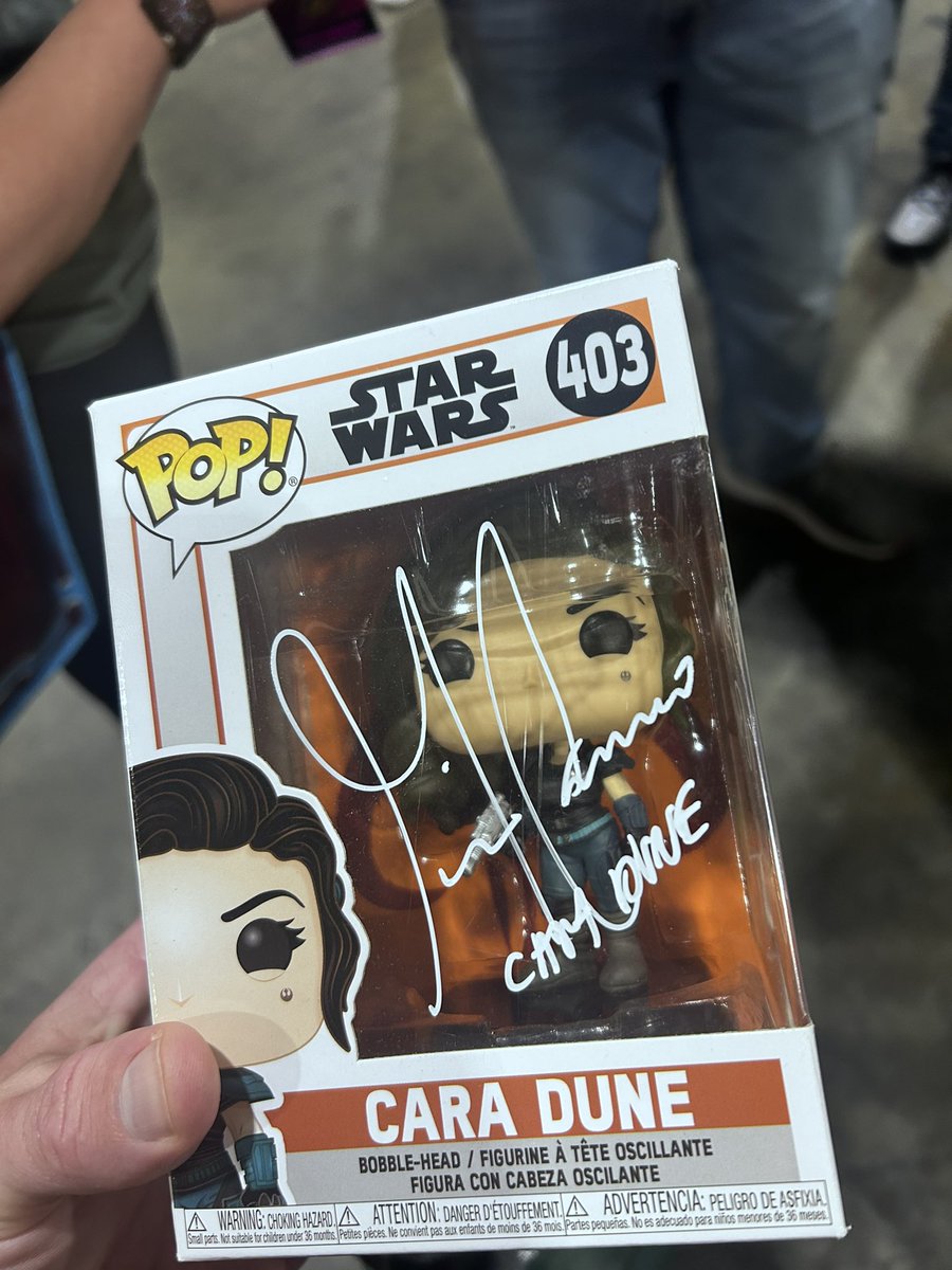 My favorite autograph from the Philly Fan Expo is @ginacarano “Beep Bop Boop”