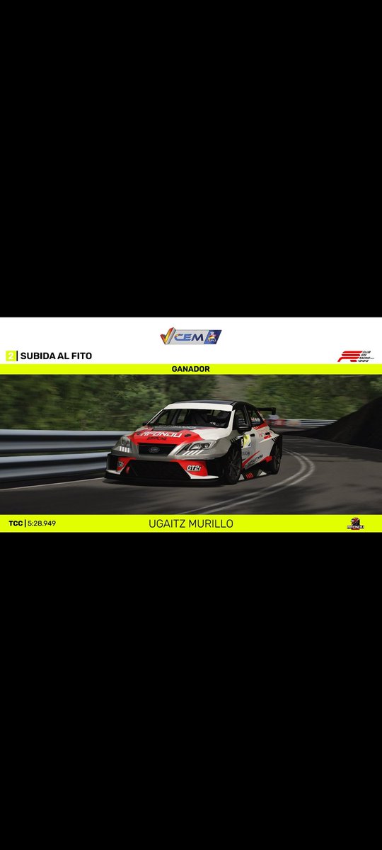 Primera victoria en el CEMV💥💥💥 @club_simracing @Afondusimracin1