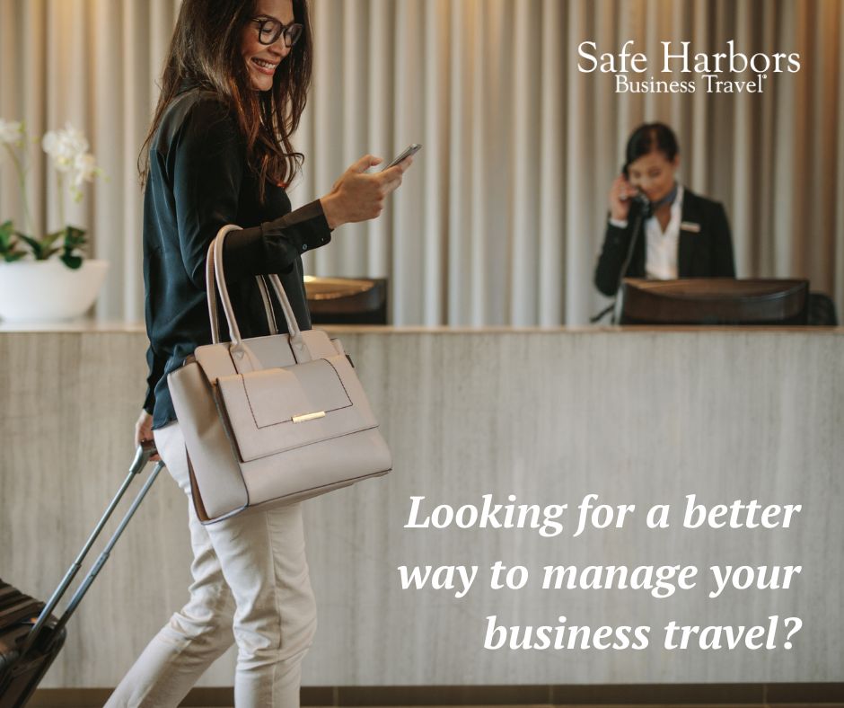 Travel savings do not have to affect the quality of the travel, and we can prove it.

Visit bit.ly/49PtN5A to contact us for your Business Travel Needs! #SafeHarbors #SHBT #BusinessTravel #TravelBookers