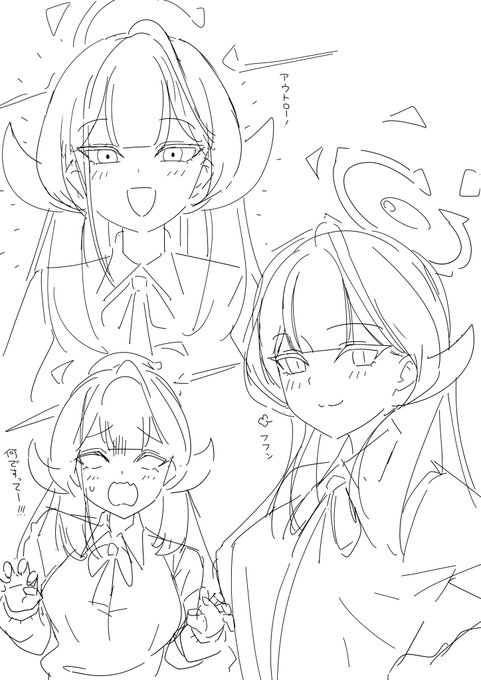 アルちゃんのお顔描く練習 