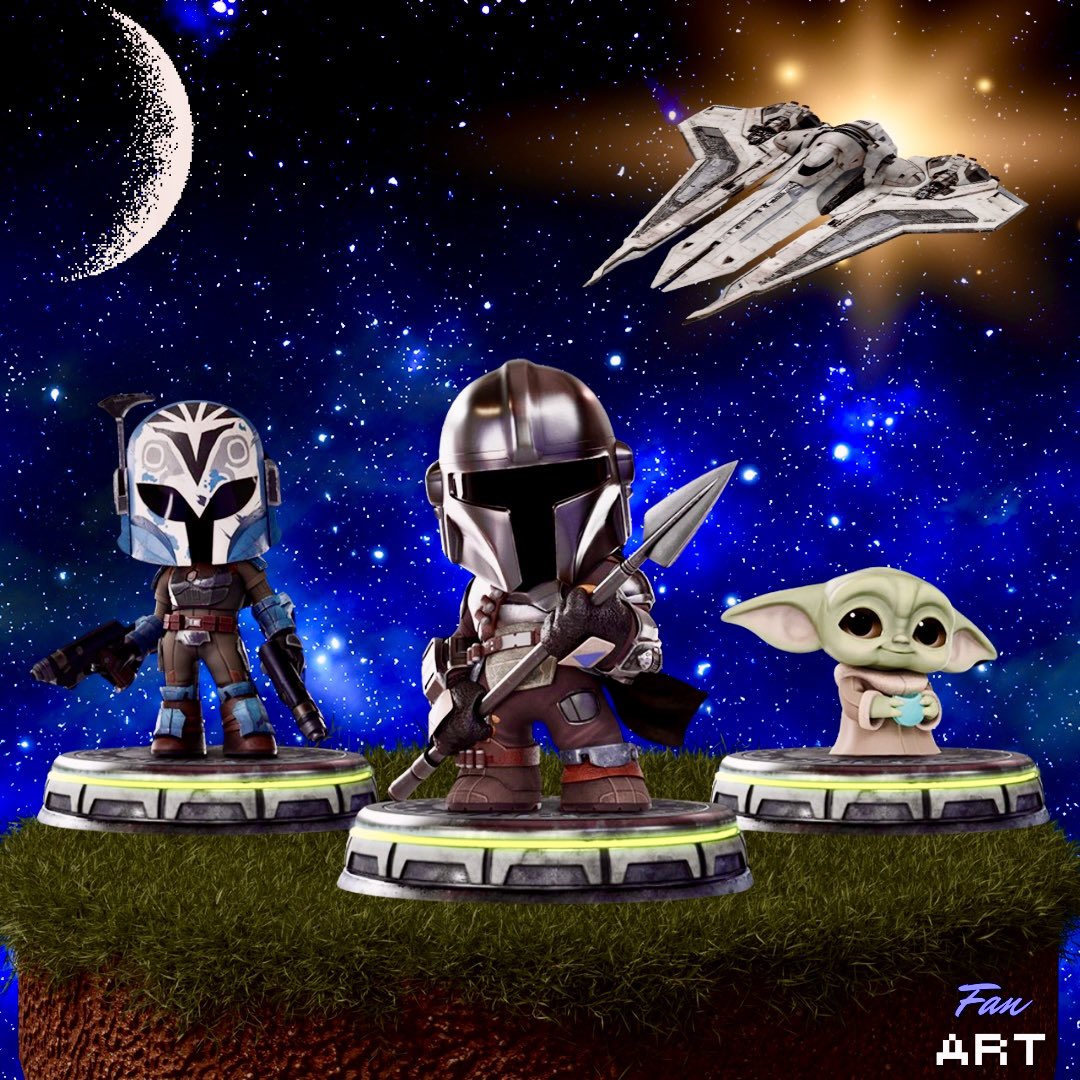 It’s Star Wars month and I’m hyped for this drop. Super stoked for the Mandalorian coming to @Cryptoys. @DeeOneAndOnly_ @TheKid_LuvsCats @therealUCpod