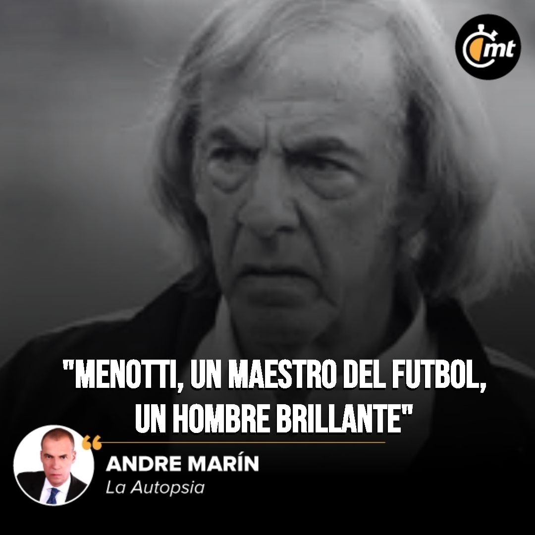 #LaAutopsia | 'Lamentablemente murió César Luis Menotti, una estrella del futbol, un hombre brillante con una manera de entender el juego totalmente diferente a todo lo demás. A partir de su llegada al futbol mexicano cambió radicalmente la mentalidad del jugador'

La columna de…