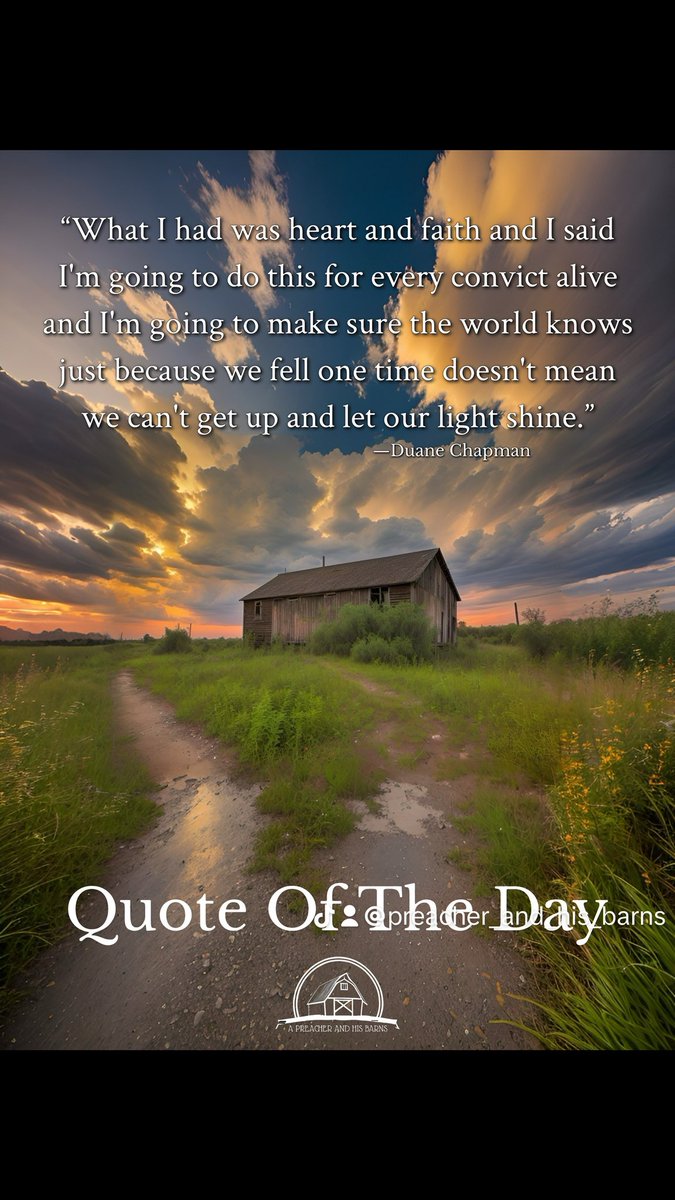 Quote Of The Day 

#quotesdaily #devotional #oldbarn #quotesandsayings #quoteoftheday #wisdom #quote #a_preacher_and_his_barns #christianwalk #biblestudy #quotesaboutlife #quotes #faith #reentry