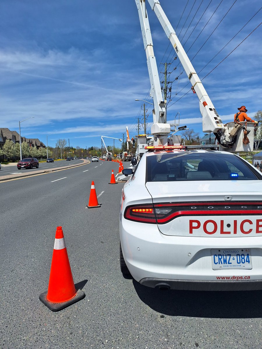 April showers bring May flowers... and construction/maintenance! Please slow down and be mindful of workers and their vehicles on the roadway to ensure everyone stays safe! Enjoy the weather Pickering/Ajax!^ma