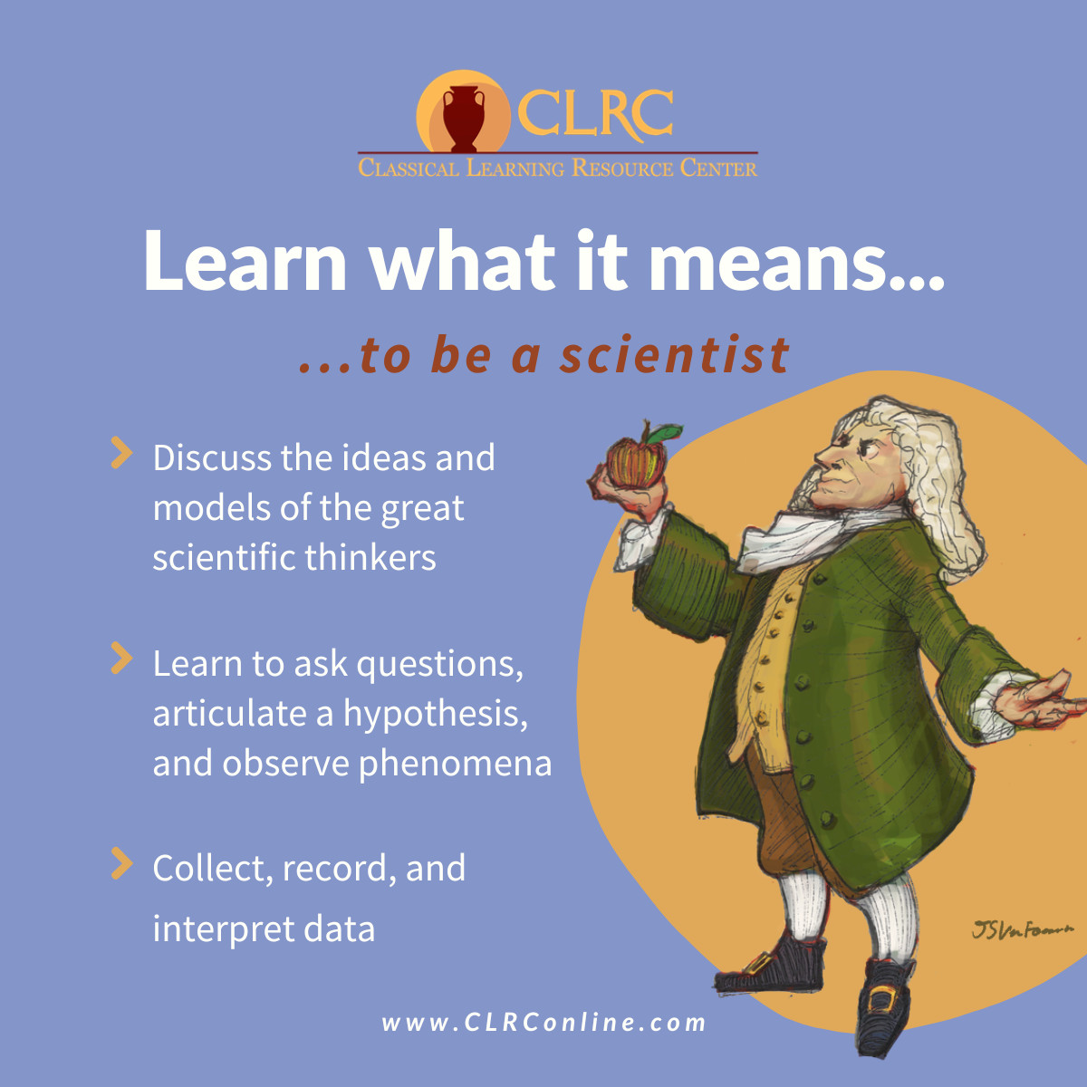 In CLRC #sciencecourses, students are introduced to ideas & models of great scientific thinkers. Inspired by these scientists & guided by teachers, students develop their ability to ask questions, articulate a hypothesis, observe phenomena, & collect, record, & interpret data.