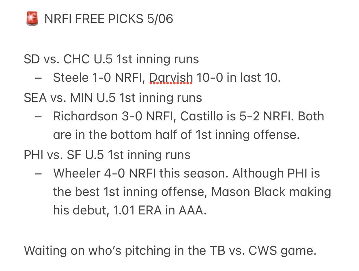 CAPPERFORFREE's tweet photo. Reasons for the picks. Lets rock https://t.co/xi27Hpiujj