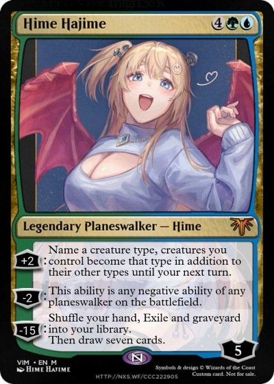 AaronWadeVT's tweet image. #MTG #MadeUp #HimeArt #Vshojo #Vtuber
Welp.. this one is strong. :D