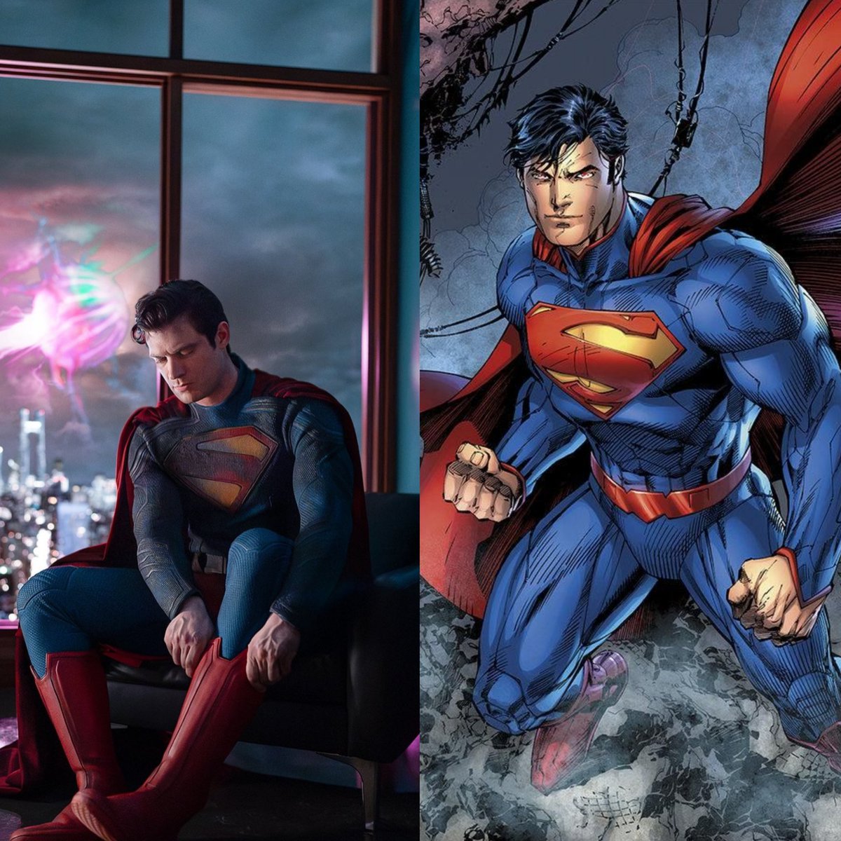 Me recuerda al estilo de los New 52. ¿Qué os parece el nuevo traje de #Superman ? #DavidCorenswet