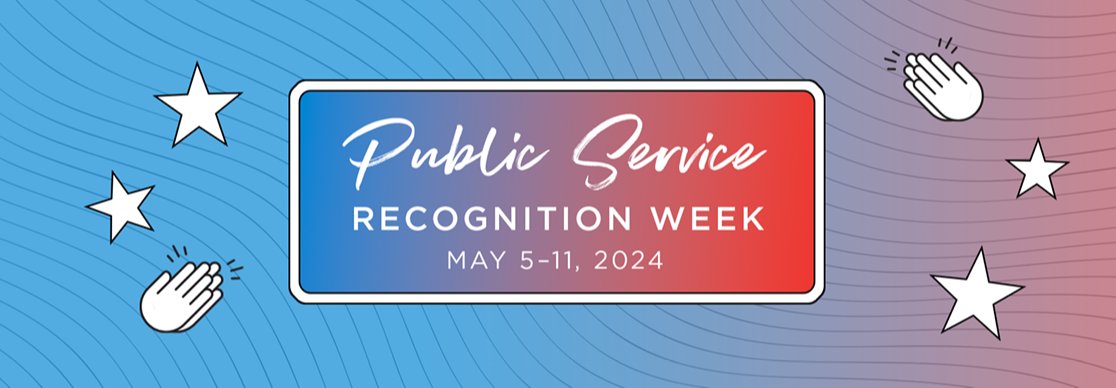 It’s very fitting that #PublicServiceRecognitionWeek & #TeacherAppreciationWeek are during the same week! To everyone in public service who supports education (particularly our nation’s public school teachers!) we thank you for your dedication & hard work. #PSRW #TAW24