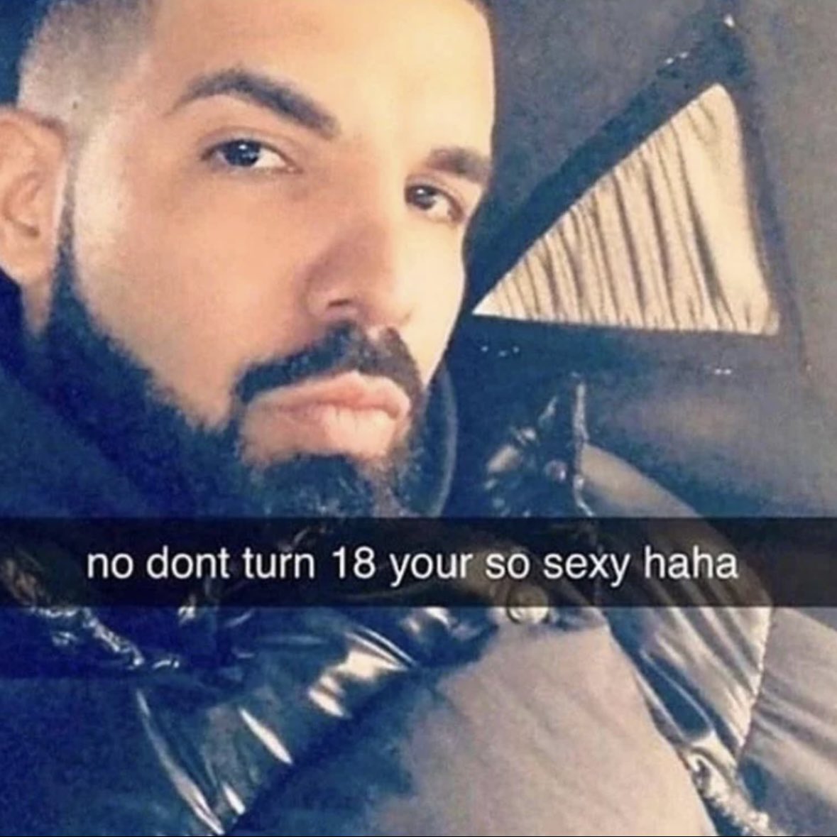 Drake wears his shoes on his knees during dates so they can go to Chuck E Cheese together.