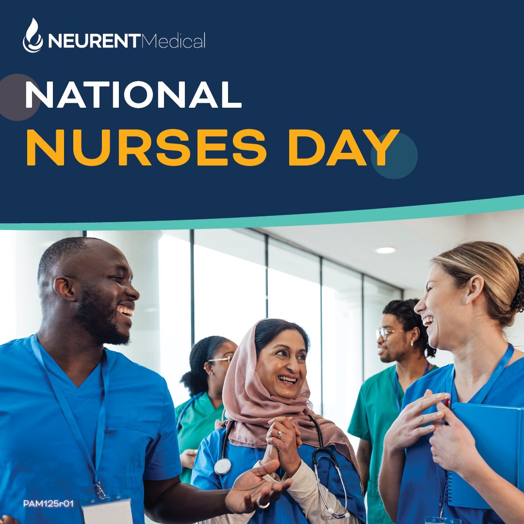 Happy #NationalNursesDay from all of us at Neurent Medical! Nurses play a critical role in patient care, and we’re grateful for their commitment to helping patients with Chronic Rhinitis breathe better. Thank you for all you do!