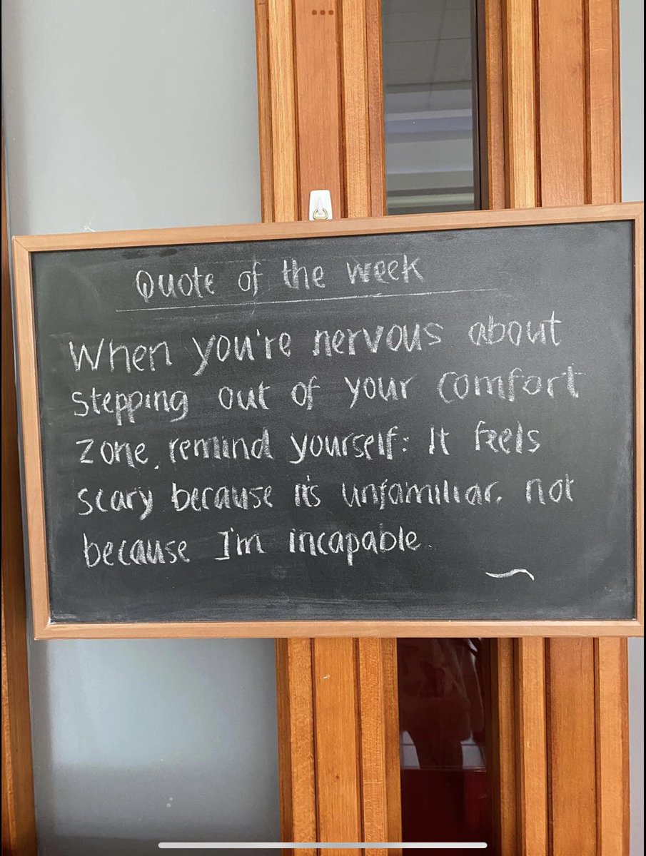 The only reason you feel scared or nervous because it is something different and the at we haven’t experienced before. Once we try it then it becomes more familiar and hopefully won’t feel so nerve wracking. Just remember you are more capable than you think #trynewthings