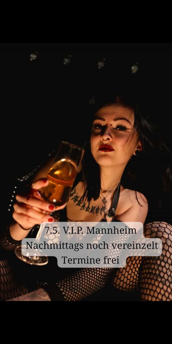 Morgen noch vereinzelt termine in Mannheim möglich @VIP_Mannheim Sichere dir deine doppelsessions mit @GoddessAurora4 @ophelia_vertigo @misslanapoison