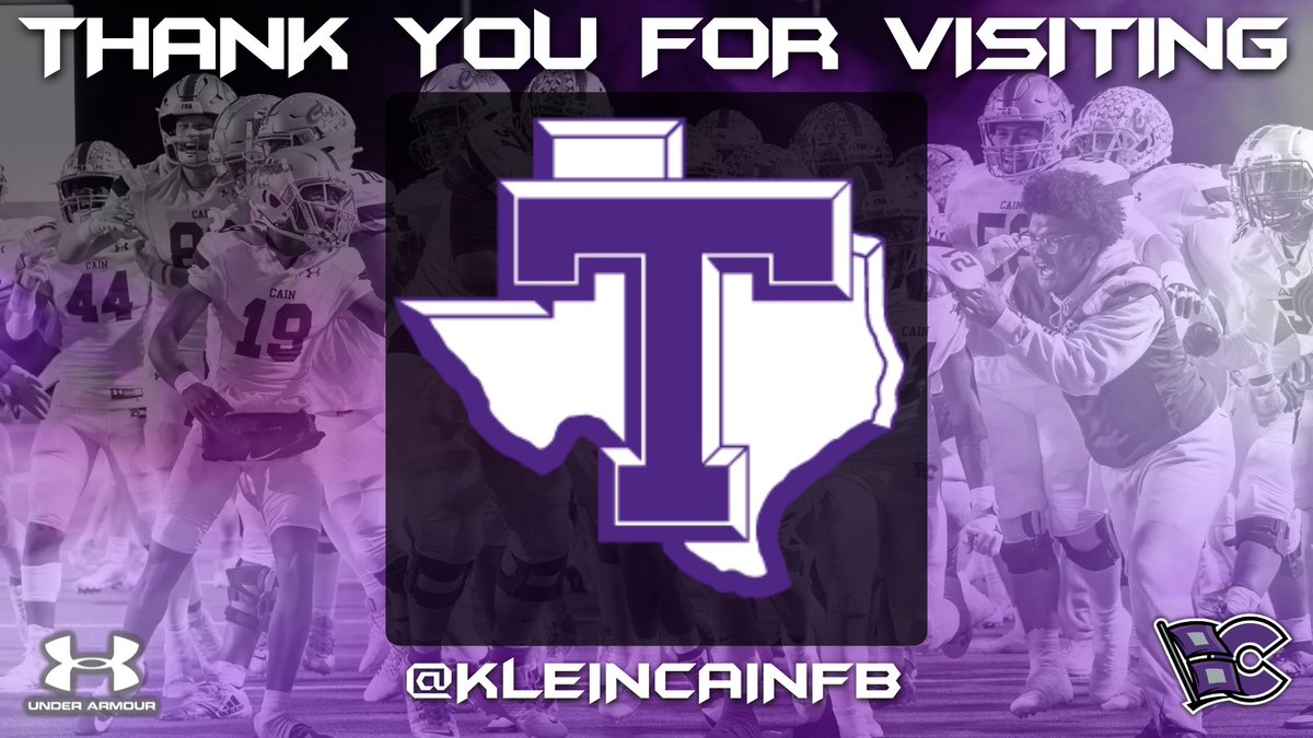 Thank you to @TarletonFB for stopping by to check out @KLEINCAINFB #RECRUITTHEREIGN #STORMSURGE24 #REIGNCAIN