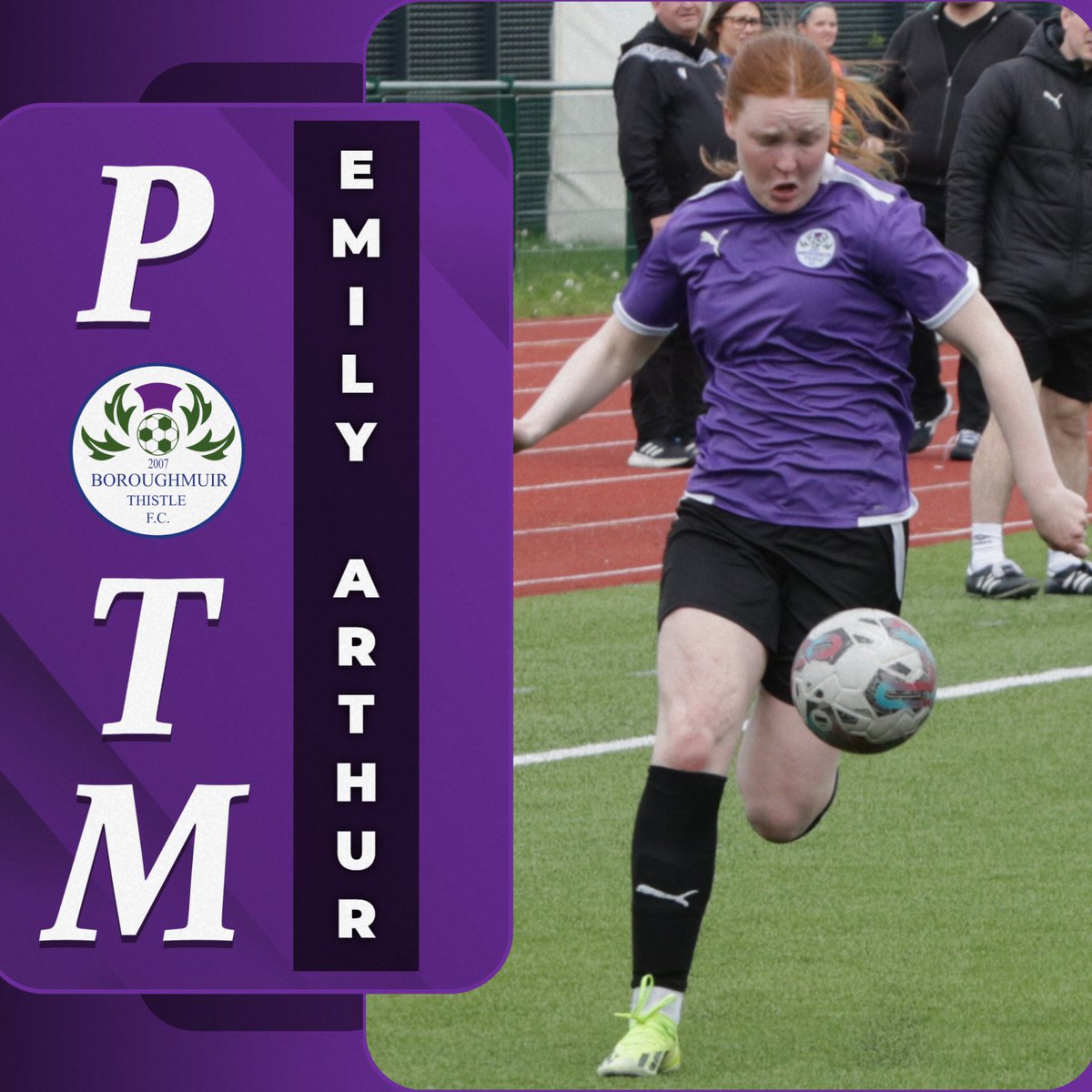 𝗬𝗢𝗨𝗥 𝗣𝗢𝗧𝗠 ⭐ Congratulations to @EmilyArthurx who has been voted Player of the Match in yesterday's win over @stjwfc! Emily won the penalty from which Mhari Smith scored the winner & was a general nuisance for the Saints defence all game! ⬇️ Full poll results below.