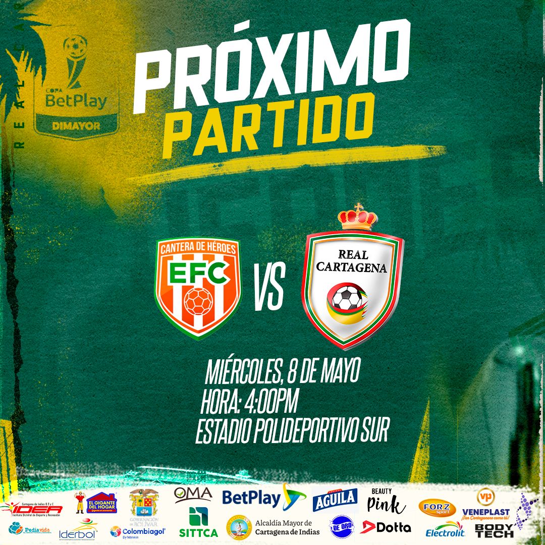 🟡🟢 Ya estamos enfocados en nuestra llave de Copa 🏆 🆚 Envigado 📆 Miércoles, 8 de Mayo 🏟️ Polideportivo Sur. ⌚ 4:00 p.m. 🏆 Copa Betplay - Fase 3 (Ida)