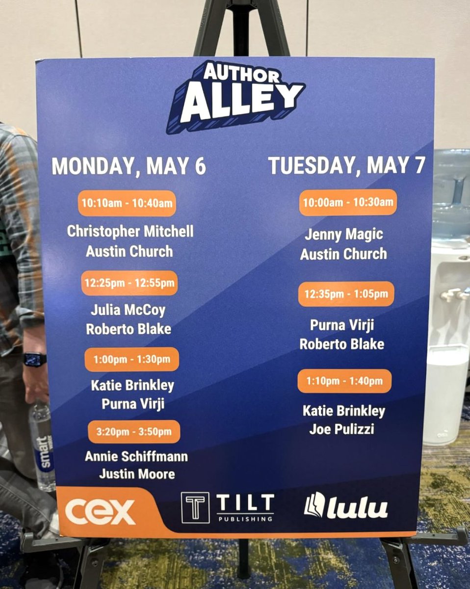 Have you stopped by the Author Alley yet? 🤩 Make sure to stop by and get your book signed by an author either today or tomorrow! We’re excited to see you! ✏️ #CEX24