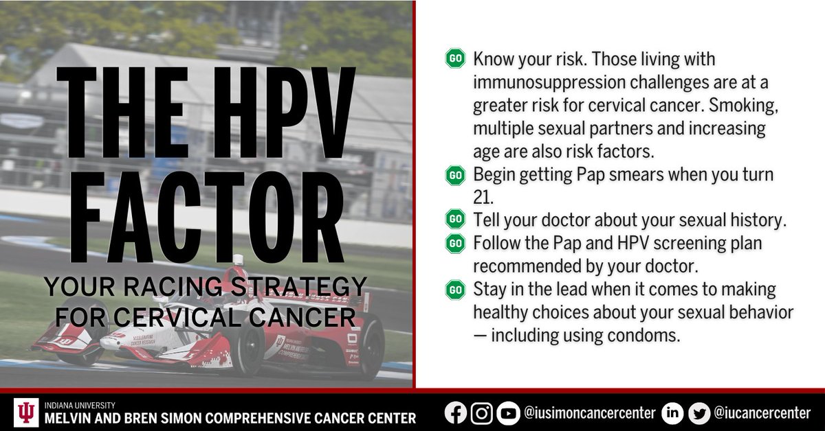 Rev up your immune system and accelerate toward a victory against cervical cancer, one of the most common types of HPV-related cancers. HPV might be stubborn. But it’s also preventable. You hold the power. Learn more: ow.ly/MSsq50RioSJ. #ThisIsMay #MonthOfMay #NCRM24