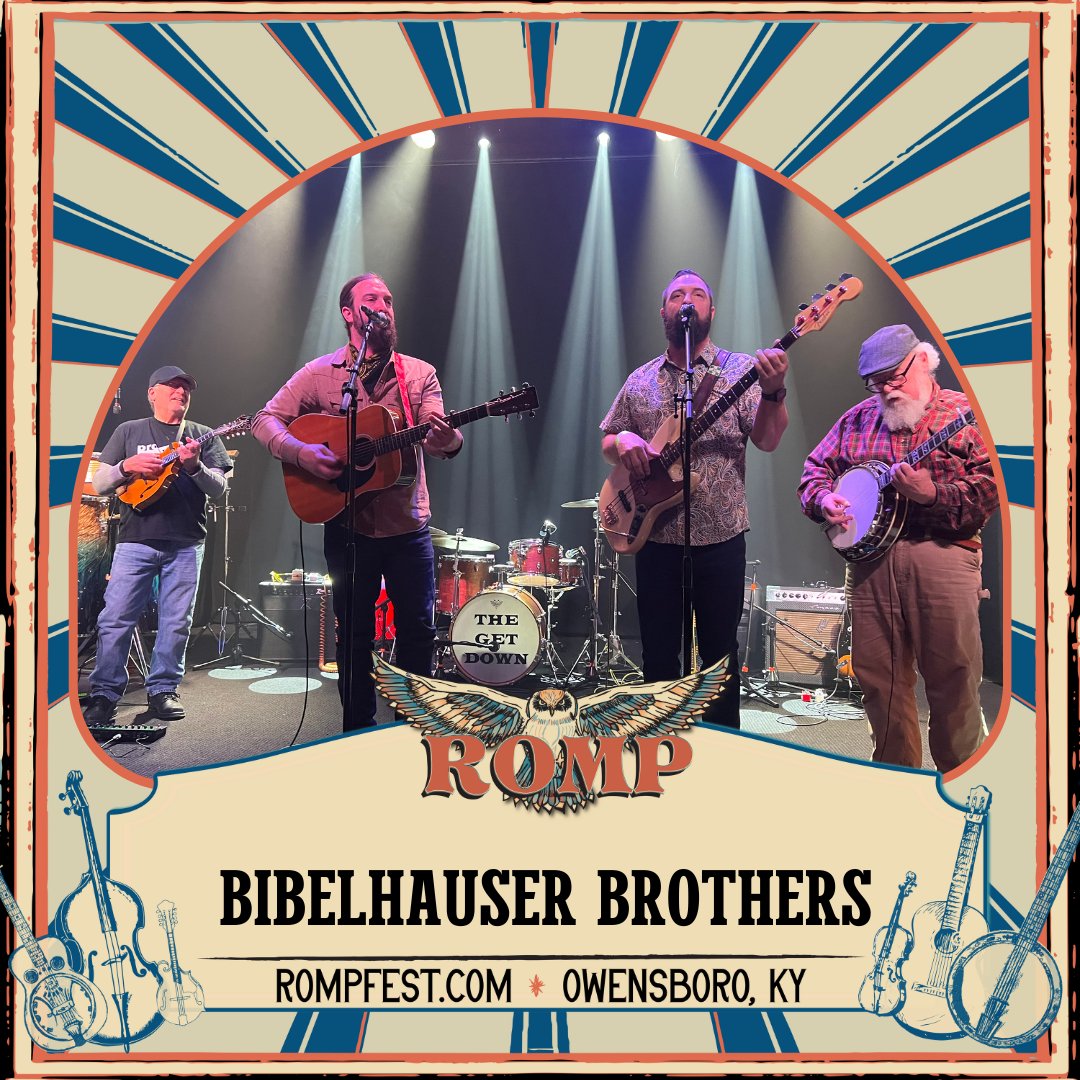 🎵Today's ROMP Artist Feature are the Bibelhauser Brothers! Read more about this artist👉 loom.ly/8Y7yyyE Get your tickets now to see them and the rest of the amazing lineup at ROMP 2024!