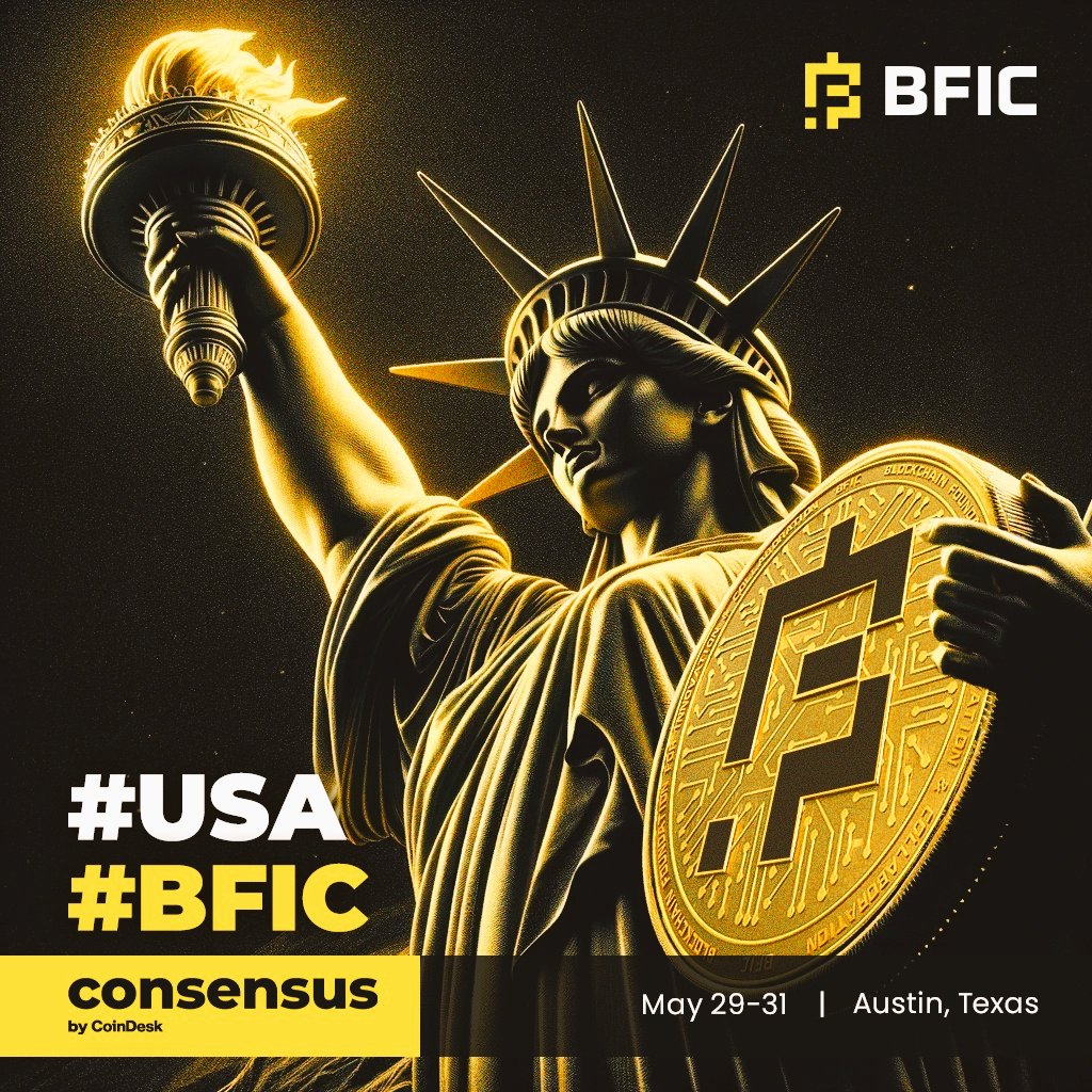 BFIC's sponsorship of Coindesk Consensus 2024 in Austin, Texas 🇺🇸 marks the beginning of an incredible rise
This is not just an event; it's a pivotal moment that will shape the future of Crypto! @BFIC_io
@BFICGToken @binance @OK_BFICoin