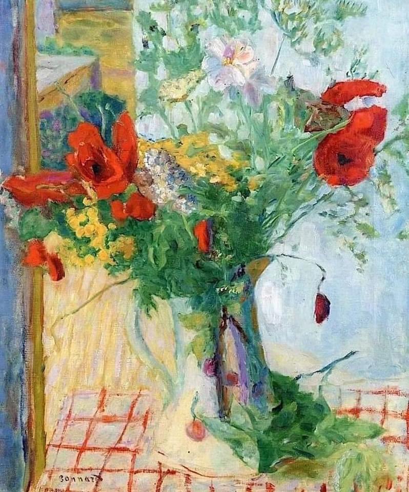 Pierre Bonnard 
Wild Flowers, 1916.