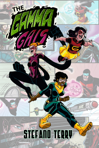 .@StefanoTerry's #superhero #ComicBook series, @TheGammaGals, aims to show that everyone can be a hero! Available in print from @Fanbase_Press! #Comics #CreatingFandoms #RPG #IndieComics #StoriesMatter #KidLit #Superheroes #LibComix #EduComix fanbasepress.ecrater.com/p/26117946/the…