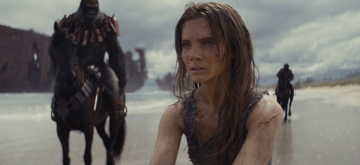 RayyanKx's tweet image. Went into #KingdomOfThePlanetOfTheApes not excited, but loved it! It does take some time to get going, but when it does it’s relentless gripping drama and action. Loved the questions of morality it asked. All done in a well shot, thought out package with breathtaking visuals!