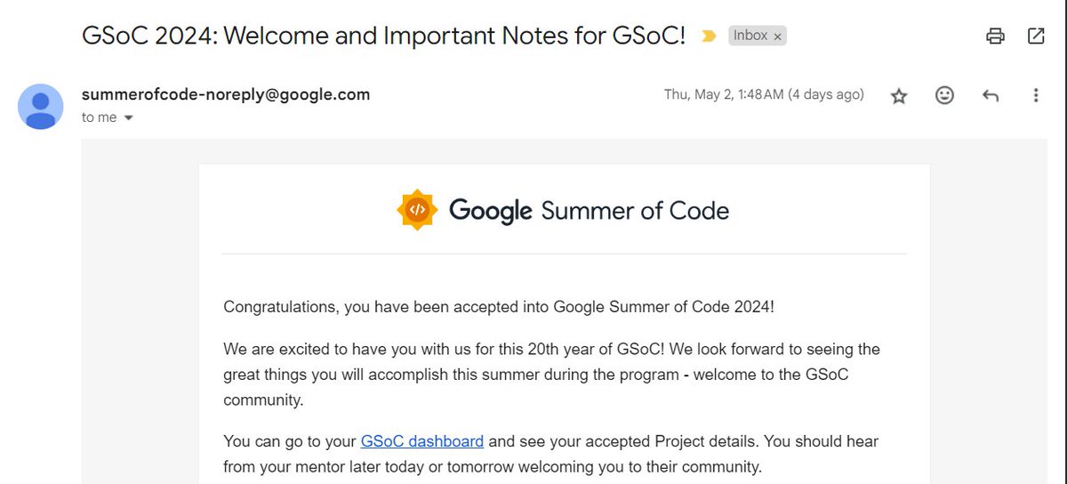 Really excited to share that I have been accepted into GSoC with the FOSSASIA organisation
Over the summer I will be working on launching the v3 of eventyay