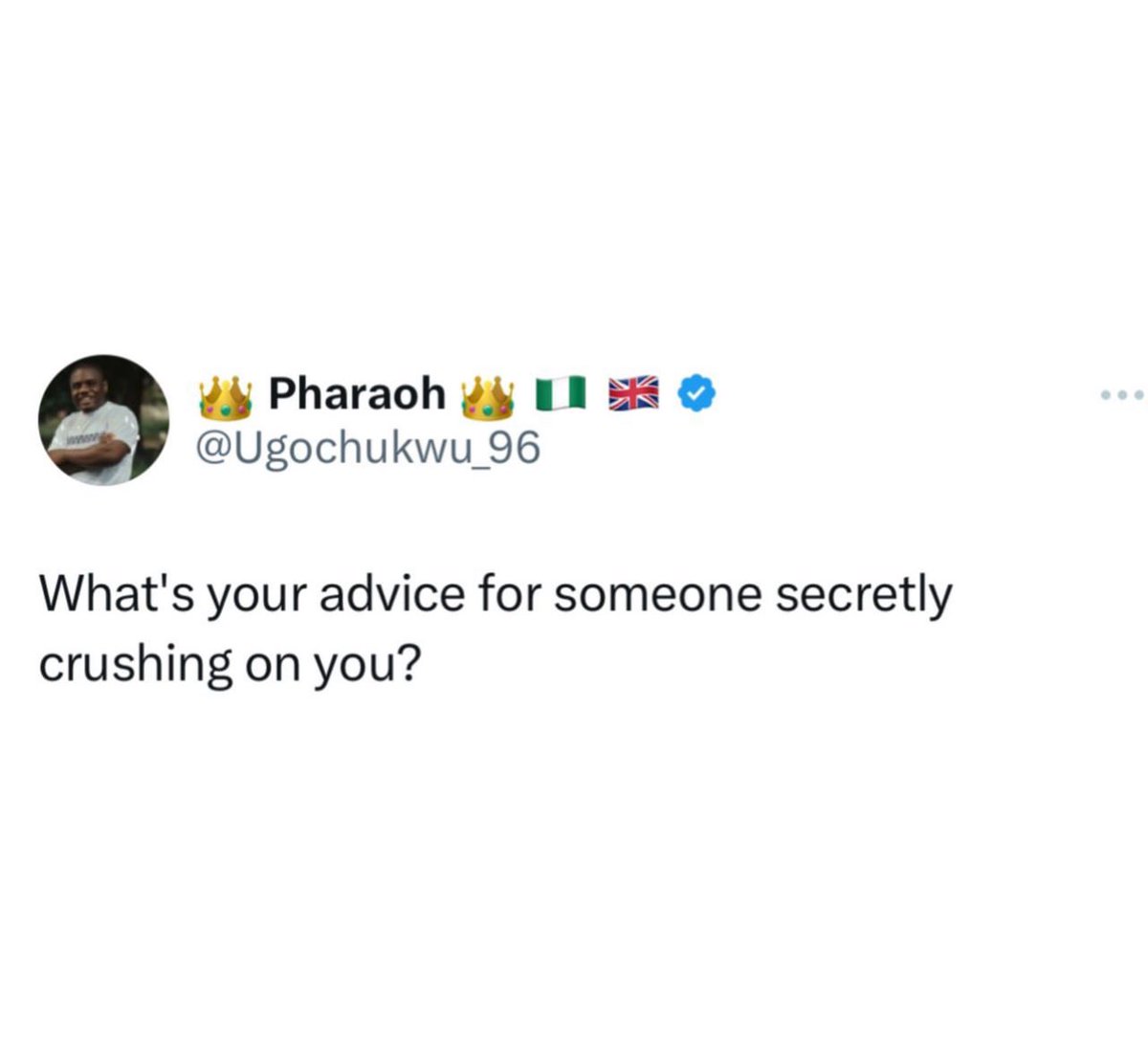 What advice would you give the person?