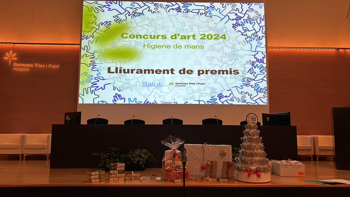 Avui celebrant el Dia Mundial de la Higiene de Mans @who #HandHygiene al <a href="/hgermanstrias/">Hosp. Germans Trias</a> amb la quarta edició ja del Concurs d'art.
Moltes felicitats als guanyadors i gràcies a tots els participants!
<a href="/salutcat/">Salut</a>