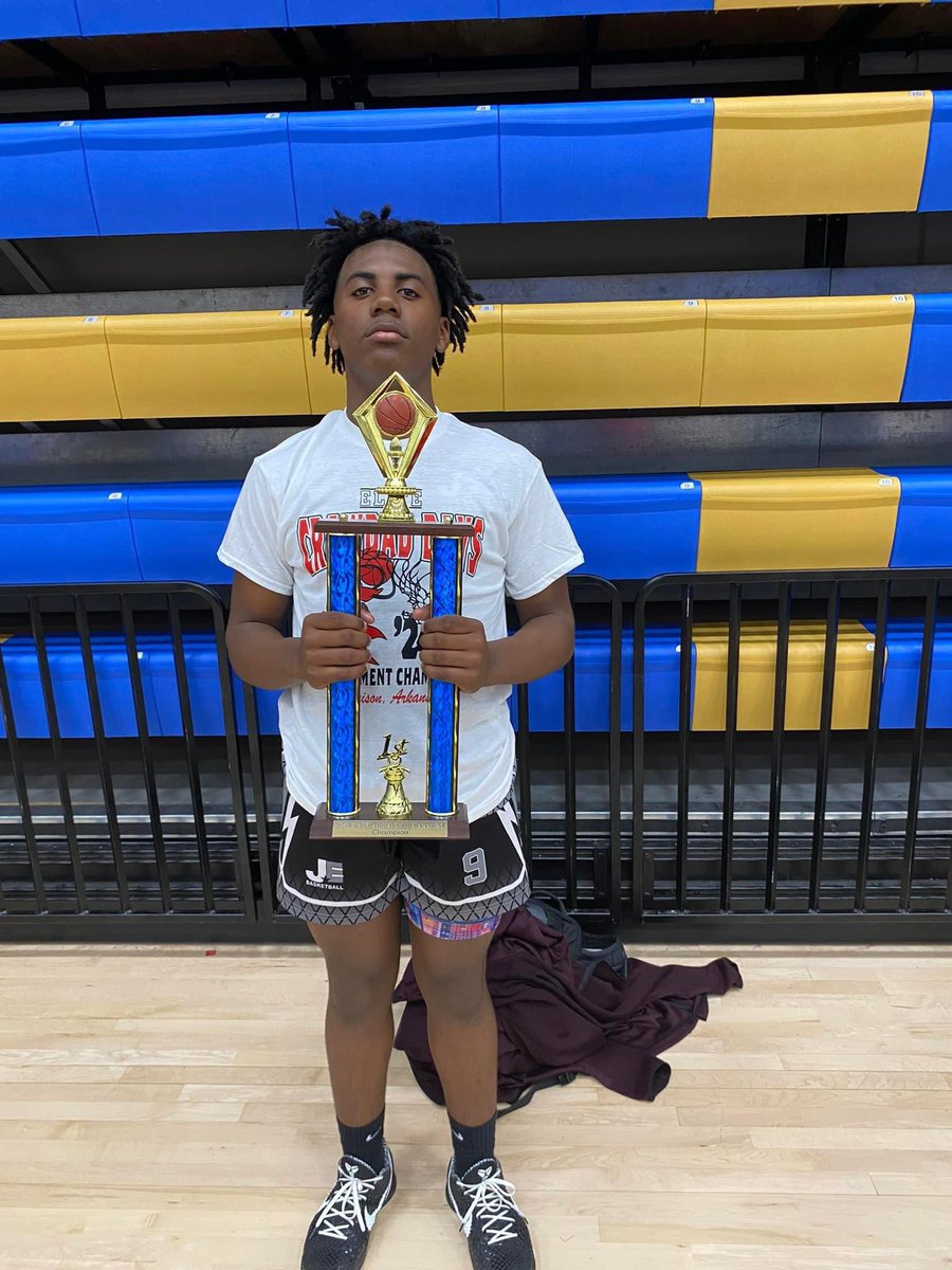 Jones Elite Basketball (@joneseliteboys) on Twitter photo Our 2029 team traveled to Harrison, AR for <a href="/BeEliteSports/">Be Elite Sports</a> Crawdad Days tournament! Went undefeated and won a championship. MVP trophy went to Tyler Armstrong. Thank you <a href="/BeEliteSports/">Be Elite Sports</a> and <a href="/CoRobins/">Josh Robins</a> for having us!! Our 2029 team traveled to Harrison, AR for <a href="/BeEliteSports/">Be Elite Sports</a> Crawdad Days tournament! Went undefeated and won a championship. MVP trophy went to Tyler Armstrong. Thank you <a href="/BeEliteSports/">Be Elite Sports</a> and <a href="/CoRobins/">Josh Robins</a> for having us!!