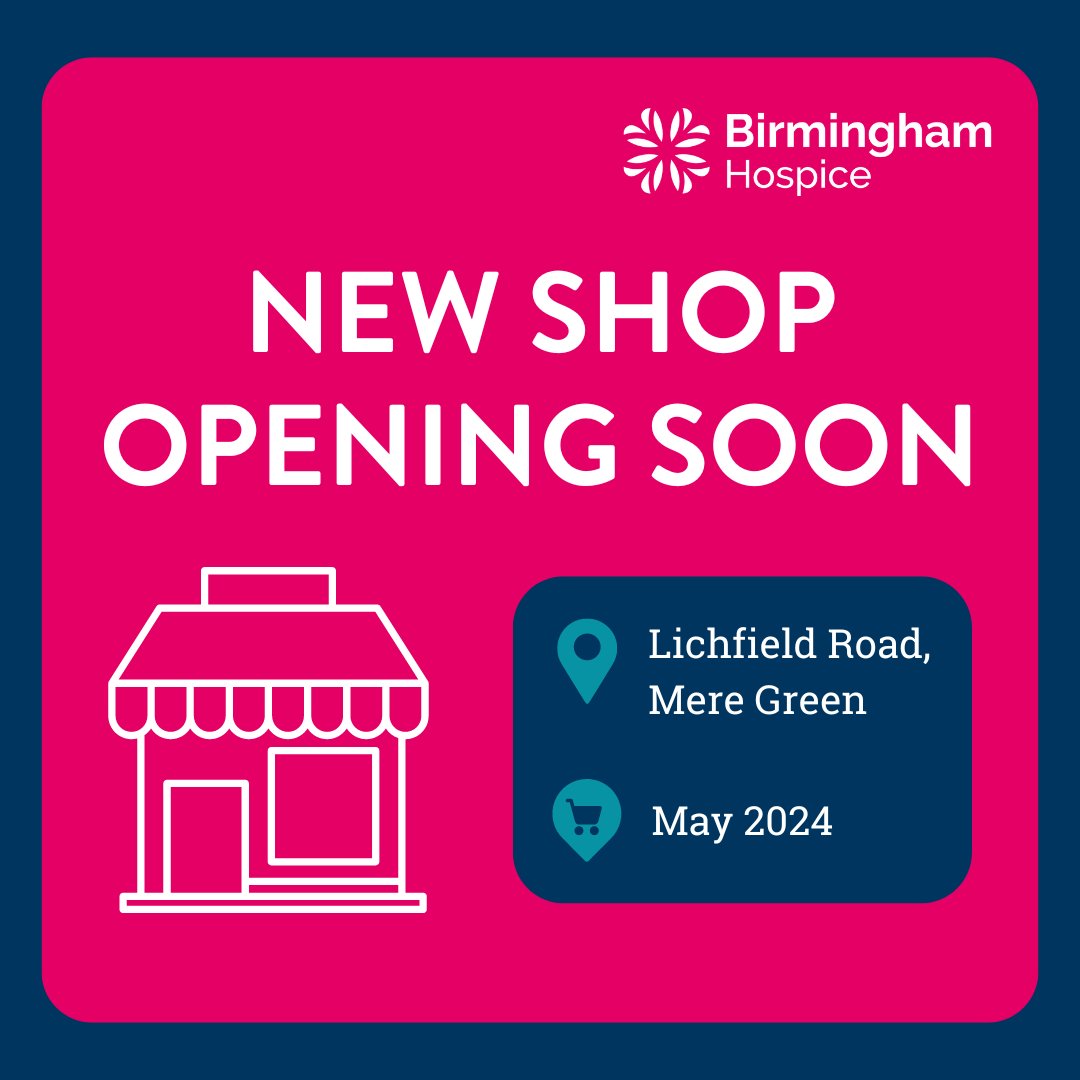 We’re so excited to be opening our new store in Mere Green at the end of this month! 🙌 You can donate your preloved clothes to our donation drop off day this Friday, May 10 at Four Oakes Church, 155 Lichfield Road, B74 2UU between 9.30am and 3.30pm - thank you!