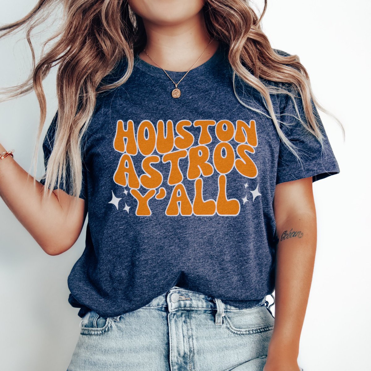 HoustonSportsA's tweet photo. Happy Teacher Appreciation Week! TEACHERS, use the code THANKYOUTEACHERS in the shop all week for a 15% discount! Shop these styles and more at: https://t.co/IpRPJ2Lu0k https://t.co/41fHOq8tDB