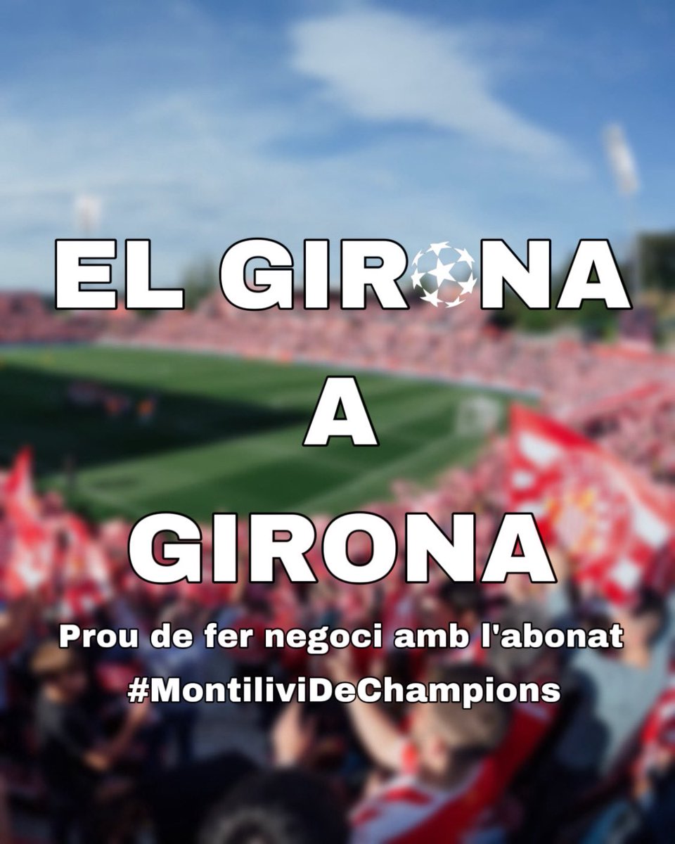 BillyElNen_GFC's tweet photo. Hem de fer que aquest missatge arribi el més lluny possible. Que el 'Lim Go Home' quedi com una anècdota i que el club entengui que estem fins als collons de tragar.

#MontiliviDeChampions https://t.co/GLiVbuqaq0