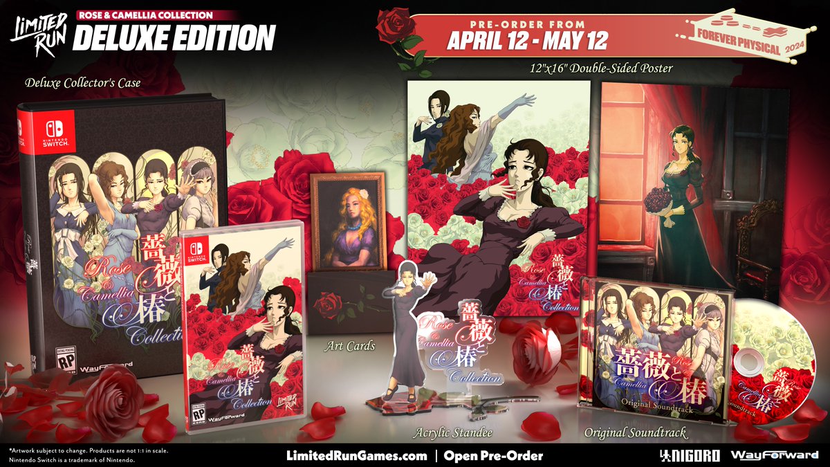 The graceful, beautiful slap battle of the historied Tsubakikoji ladies has emerged. Your swipe becomes the face slap to your foes!

Only 1 week remains to reserve your elegantly presented physical copy of Rose & Camellia Collection! Reserve yours now: bit.ly/3xlUyB0