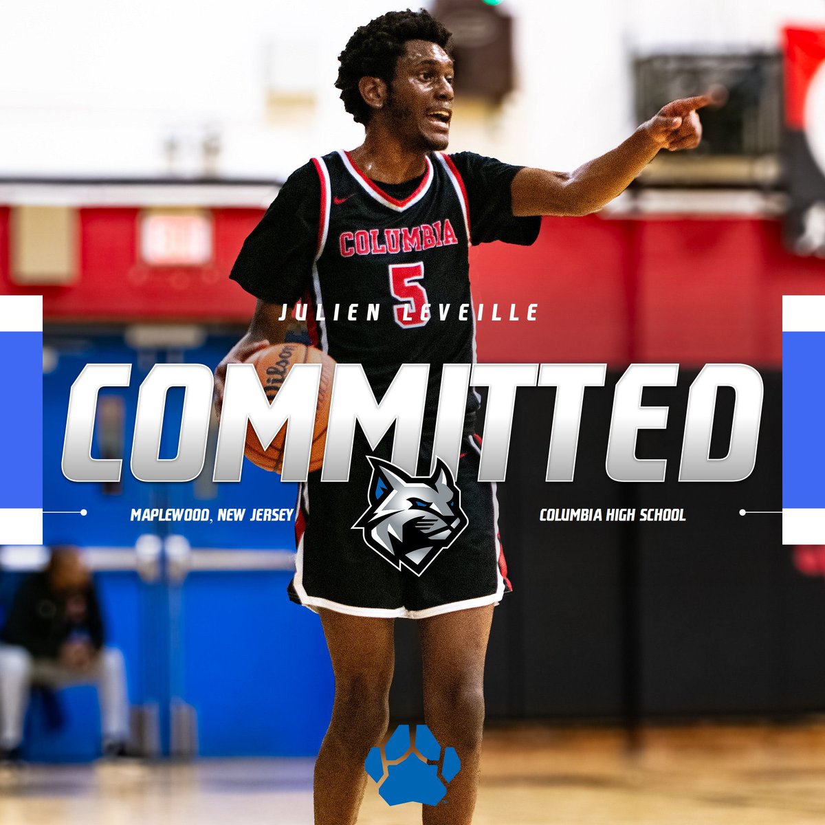 🚨 COMMITTED - Julien Leveille‼️ We would like to welcome Julien Leveille from Maplewood, New Jersey to Wildcat Nation. The 6’4” athletic wing from Columbia High School will add some athleticism and playmaking ability to the #pcthoops squad. Welcome to the family❕
🏆🏀💯🔥💙🙌🏽