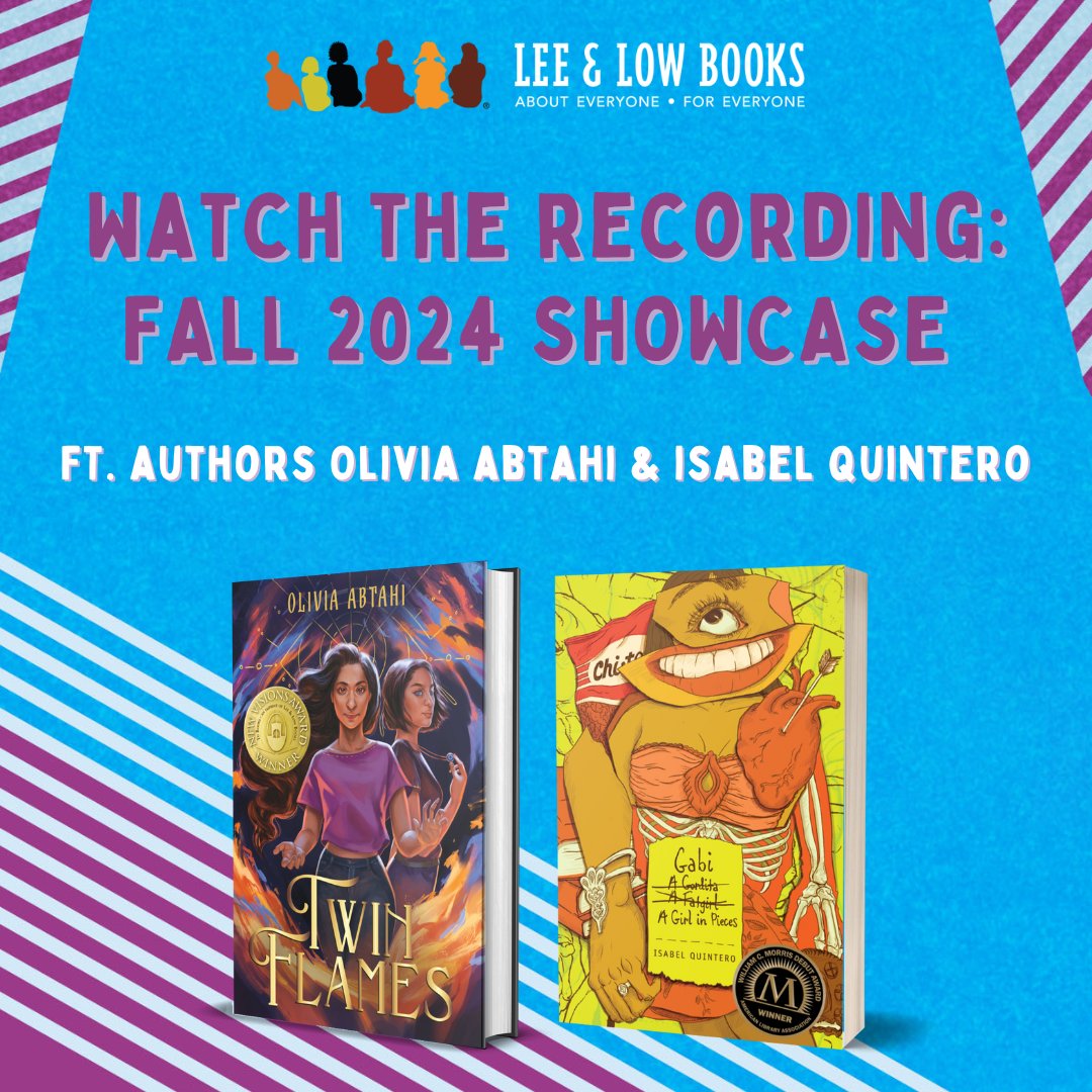 📚Whether you’re a parent, teacher, librarian, or bookseller, our Fall 2024 showcase with Booklist will help you discover great new books to diversify your shelves for readers of all ages! ➡️Watch the recording: bit.ly/4buJAYJ