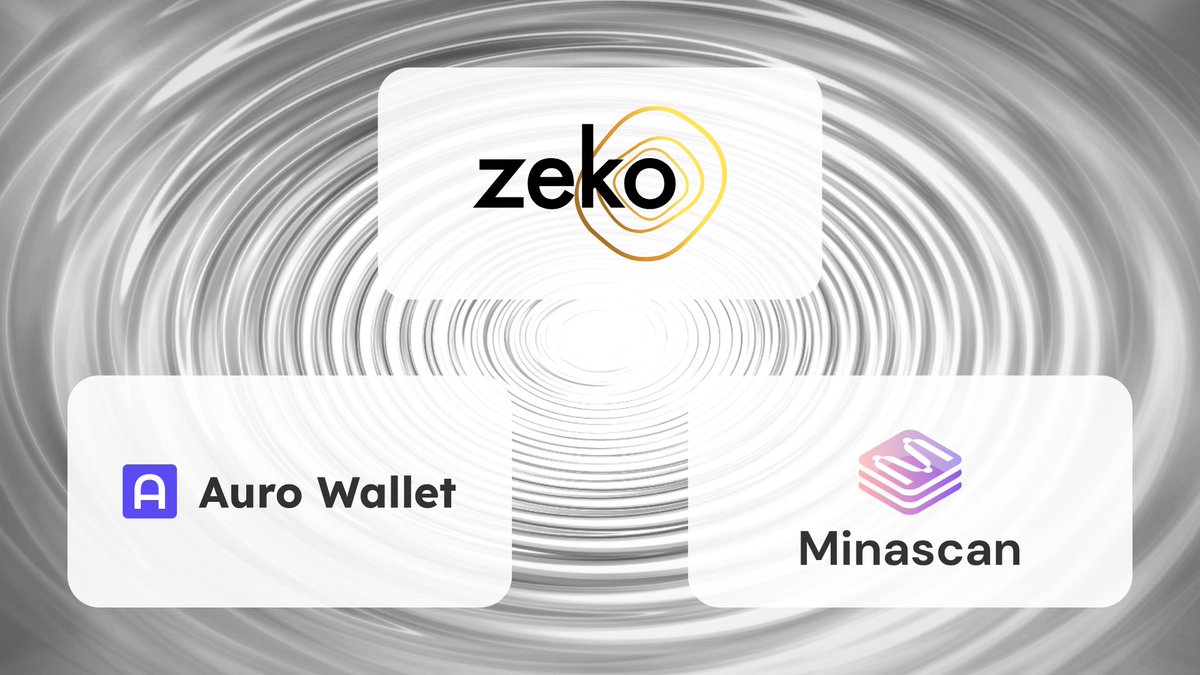 Announcing Zekoscan (zekoscan.io/devnet/home) & Auro Wallet integrations: an accessible explorer and a leading wallet right out-of-the-box for developers building on Zeko. Thanks to the Minascan (@staketab; @Minascan_io) and Auro Wallet (@aurowallet_com) teams for making the