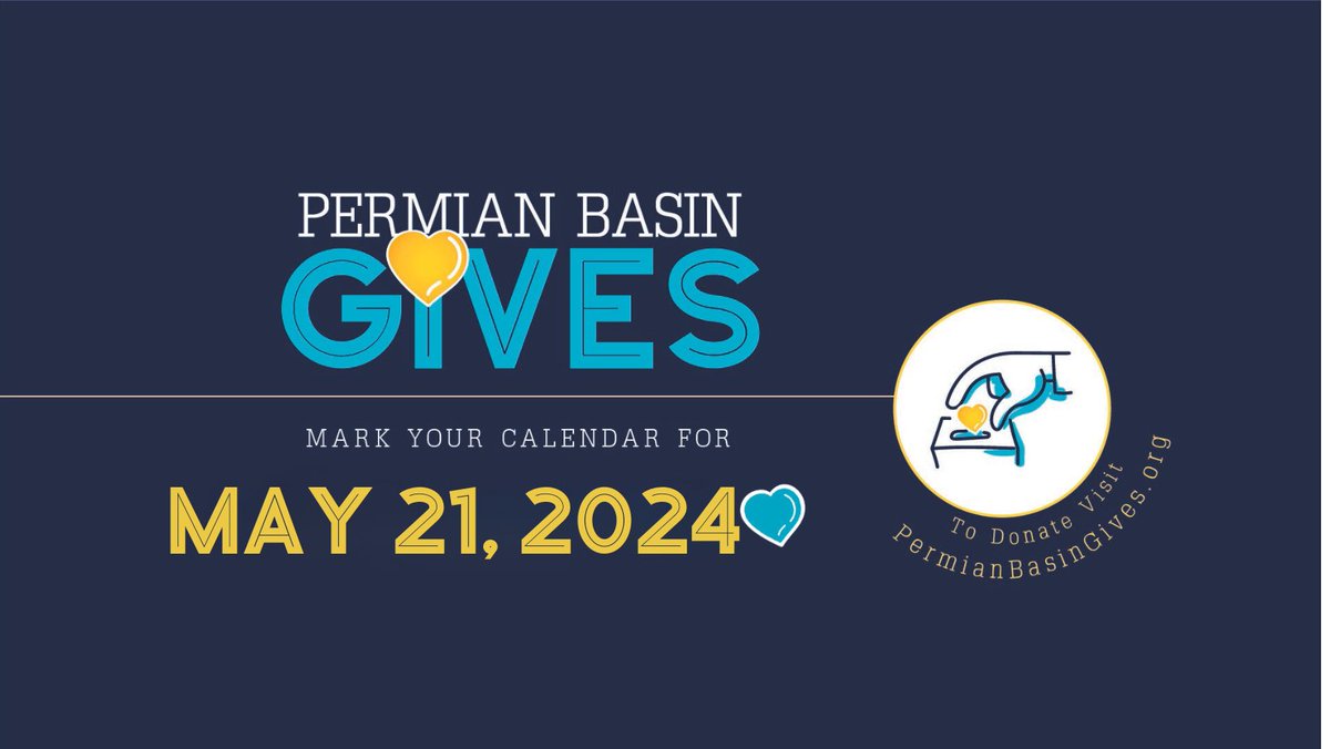 Permian Basin Gives is a one-day event encouraging area residents to create meaningful impact through the nonprofits that serve our community.

For more information, visit the website permianbasingives.org
👏🏼🙏🏼