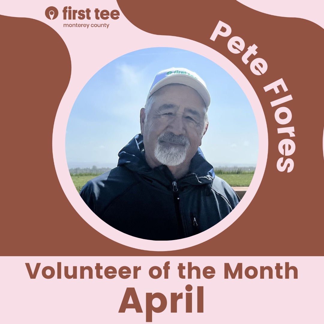 Introducing our March Volunteer of the Month! Thank you Coach Pete!

#ThankYou #Volunteer #VolunteerOfTheMonth #ThankYouVolunteers #HelpingHand #BuildingGameChnagers #FirstTee #FirstTeeMontereyCounty #Golf #April