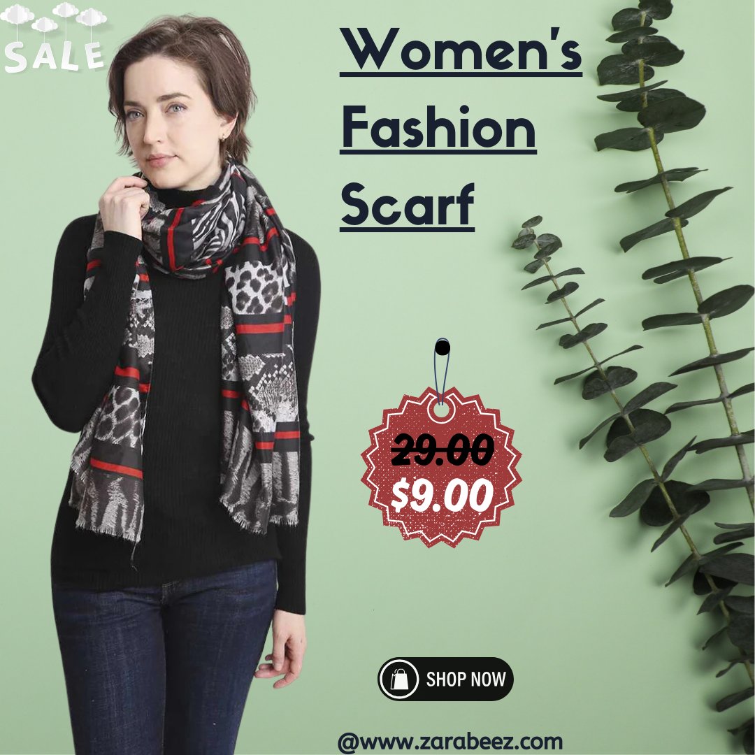 Women's Fashion Animal Print Skinny Scarf🧣🖤💯
◦
◦
👇
Visit our website for more info❕❕
◦
◦
Buy Now
shorturl.at/kvJ49
◦
◦
#womenscarf #womenfashion #scarf #outdoorwear #animalprint #skinnyscarf #streetfashion #comfortable #bestscarf #viralpost #zarabeez