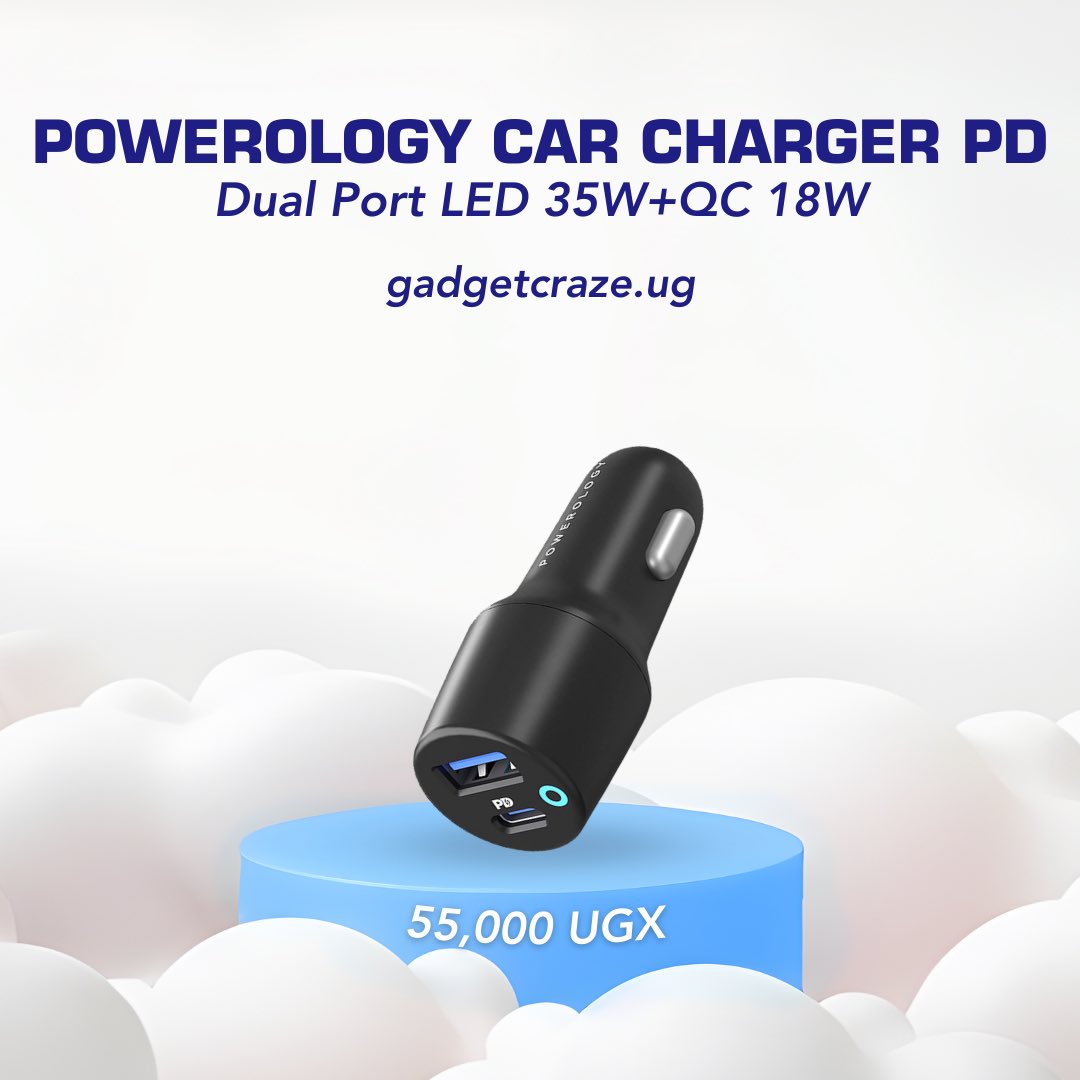 Among these accessories, we recommend paying attention to the following:
✔️ RavPower 4 USB Ports Fast Car Charger
✔️ Powerology Dash Camera Ultra 4K captures the road in crisp, precise detail
✔️ Powerology Dual Port LED Car Charger PD 35W + QC 18W
➡️ gadgetcraze.ug