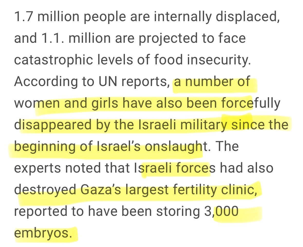 “Over 390 bodies have been discovered at Nasser and Al Shifa hospitals, including of women and children, with many reportedly showing signs of torture and summary executions, and potential instances of people buried alive”

Horrifying UN press release.