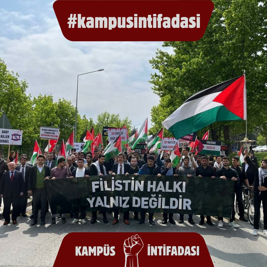 Filistin halkı yalnız değildir

#kampusintifadasi