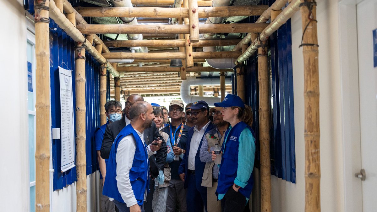 Two years ago, a devastating fire destroyed parts of the Cox’s Bazar refugee camp. Today, I was able to cut the ribbon on the newly restored Infectious Disease Treatment Center, thanks to the generous support of the @WorldBank.