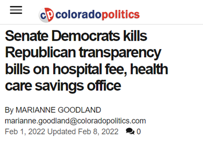 In a follow-up story, we will not be covering why we cannot access data on the Governor's Office of Saving People Money on Health Care. 

coloradopolitics.com/governor/senat…

#copolitics #coleg #cogov #9News #HeyNext