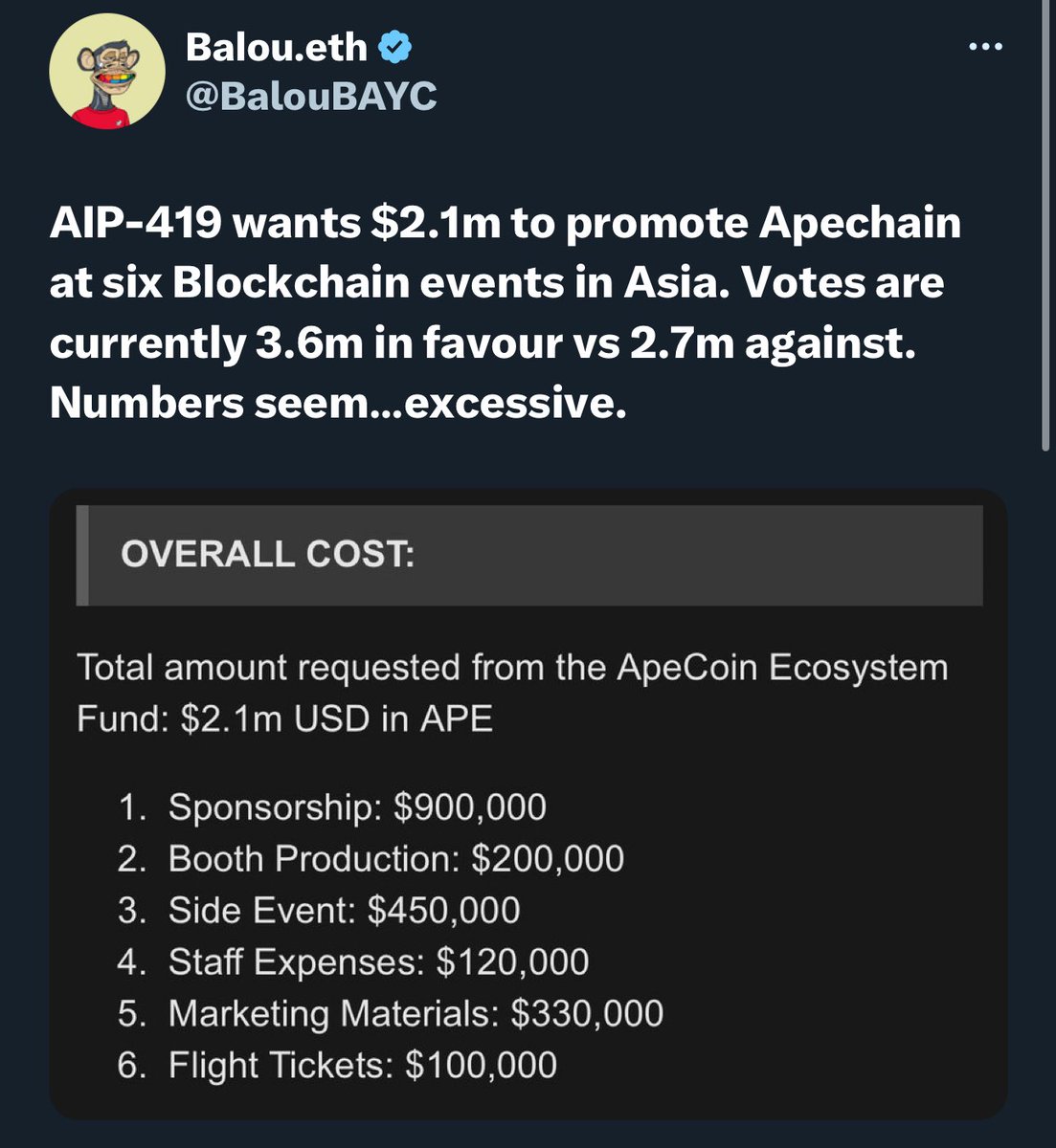 > state of apecoin dao